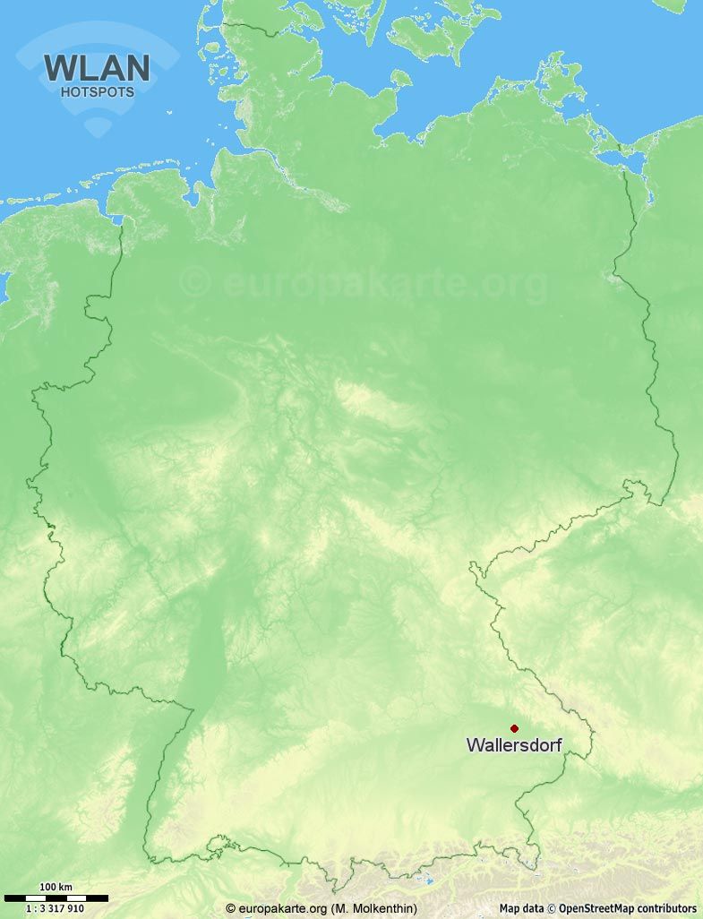 WLAN-Hotspots in Wallersdorf (Bayern)