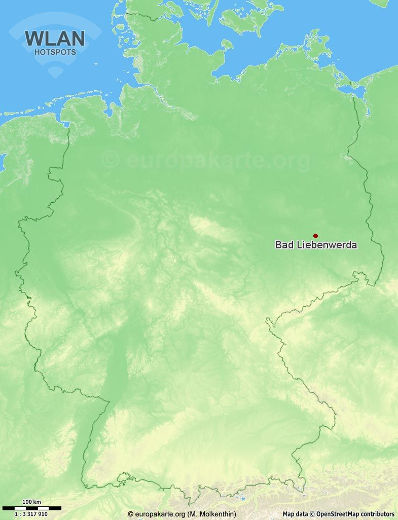 WLAN-Hotspots in Bad Liebenwerda (Brandenburg)