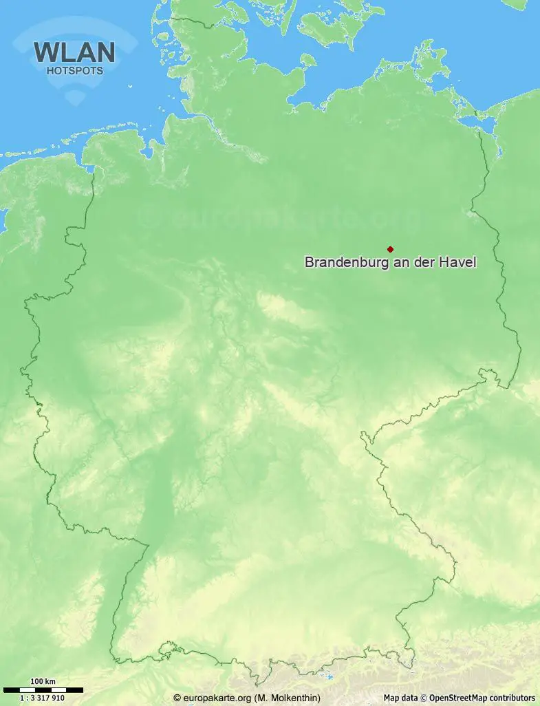WLAN-Hotspots in Brandenburg an der Havel (Brandenburg)