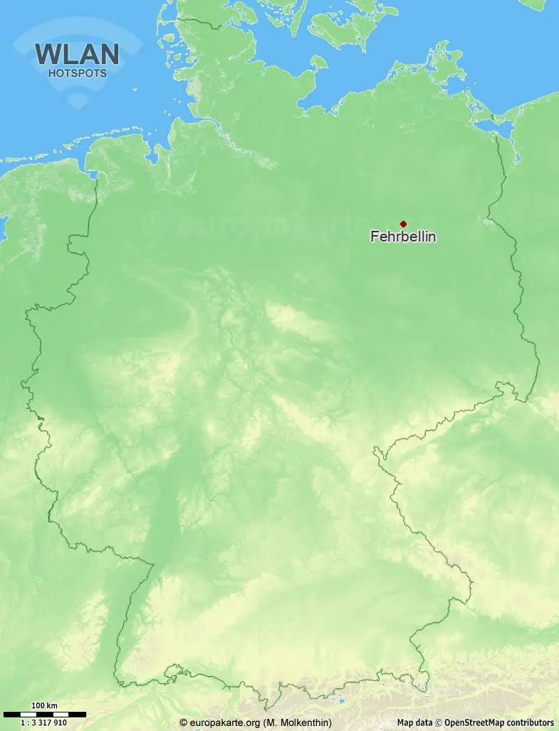 WLAN-Hotspots in Fehrbellin (Brandenburg)