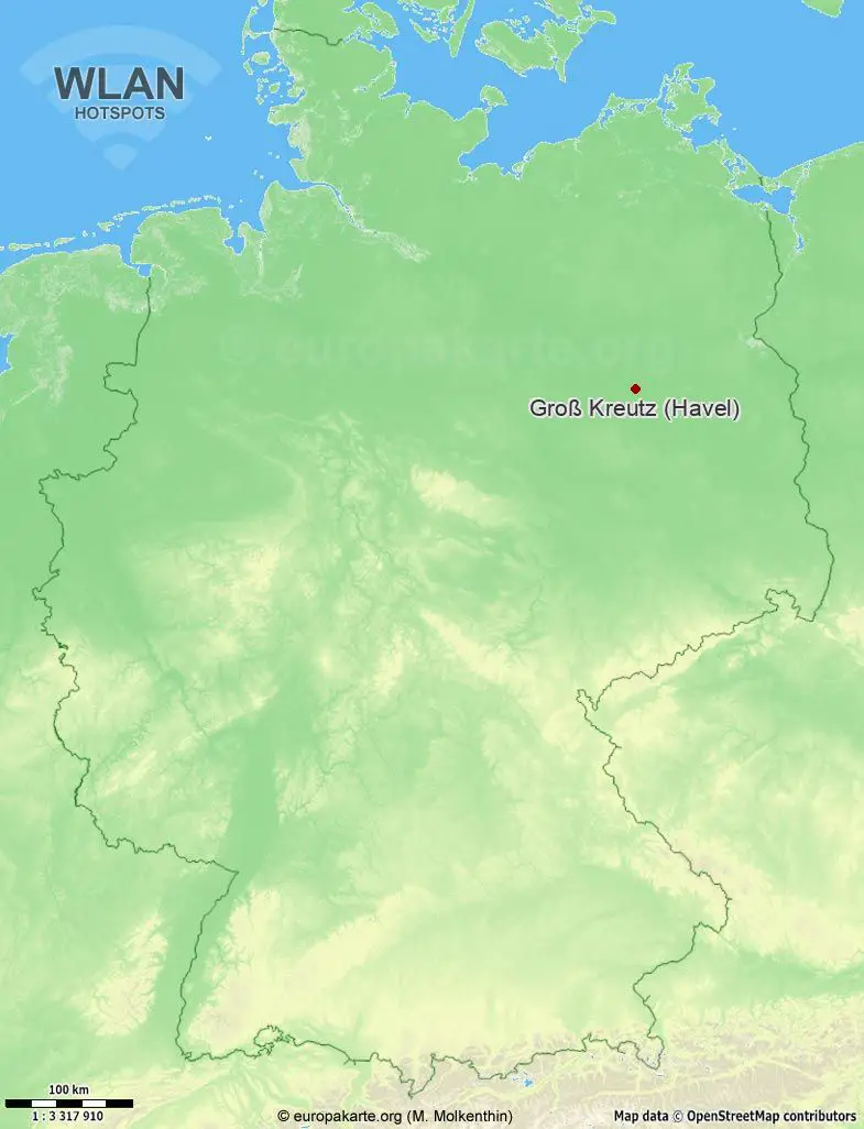 WLAN-Hotspots in Groß Kreutz (Havel) (Brandenburg)