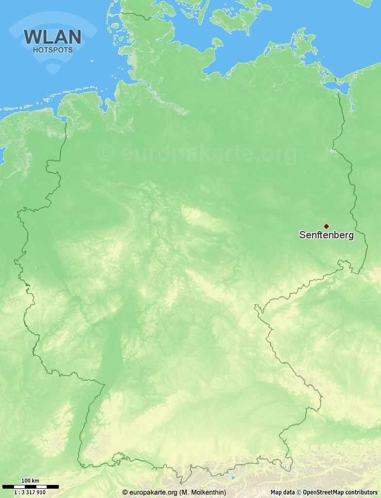 WLAN-Hotspots in Senftenberg (Brandenburg)