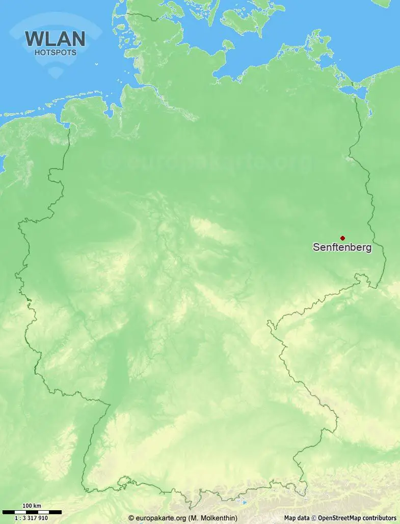 WLAN-Hotspots in Senftenberg (Brandenburg)