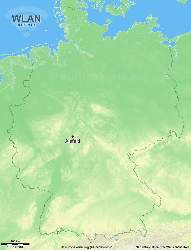 WLAN-Hotspots in Alsfeld (Hessen)