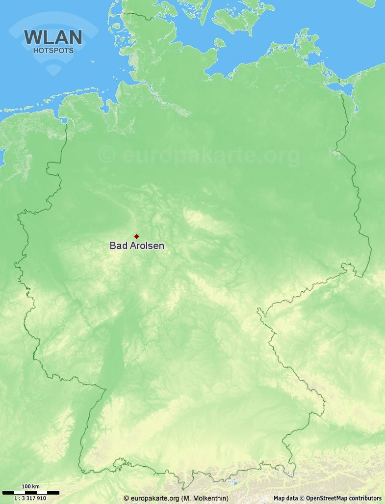 WLAN-Hotspots in Bad Arolsen (Hessen)