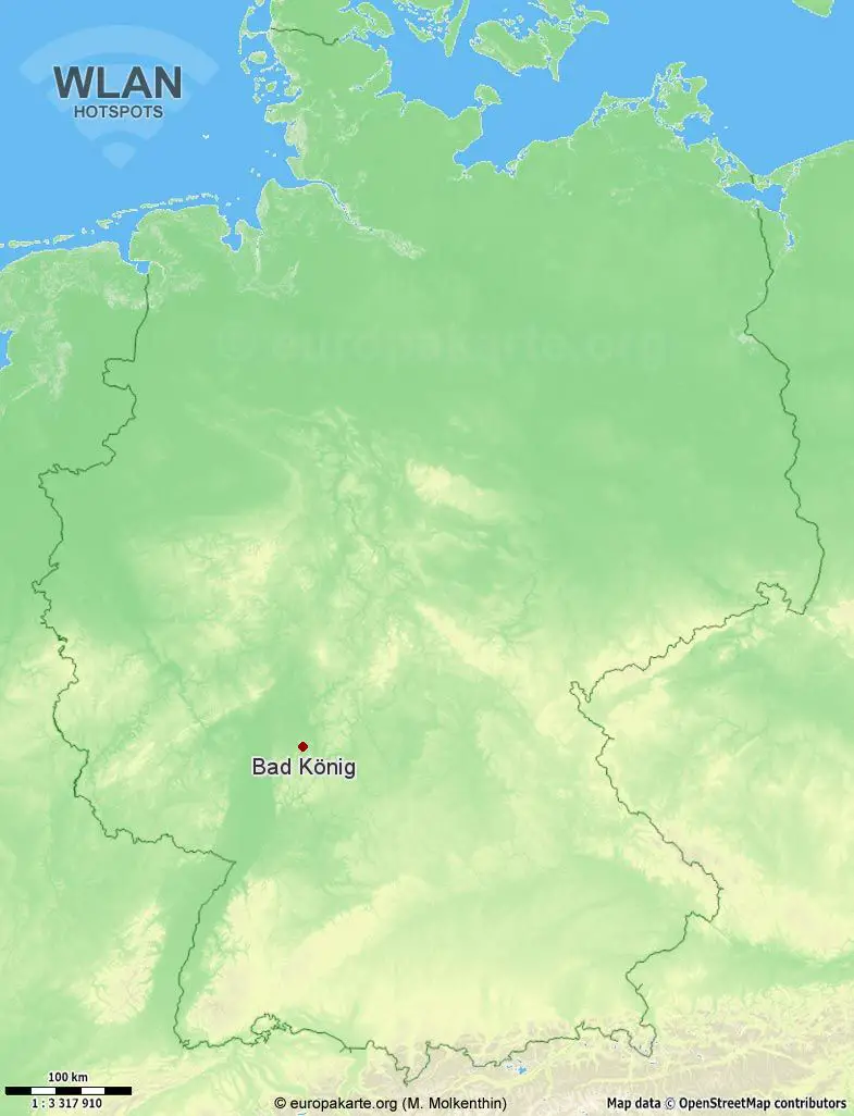 WLAN-Hotspots in Bad König (Hessen)