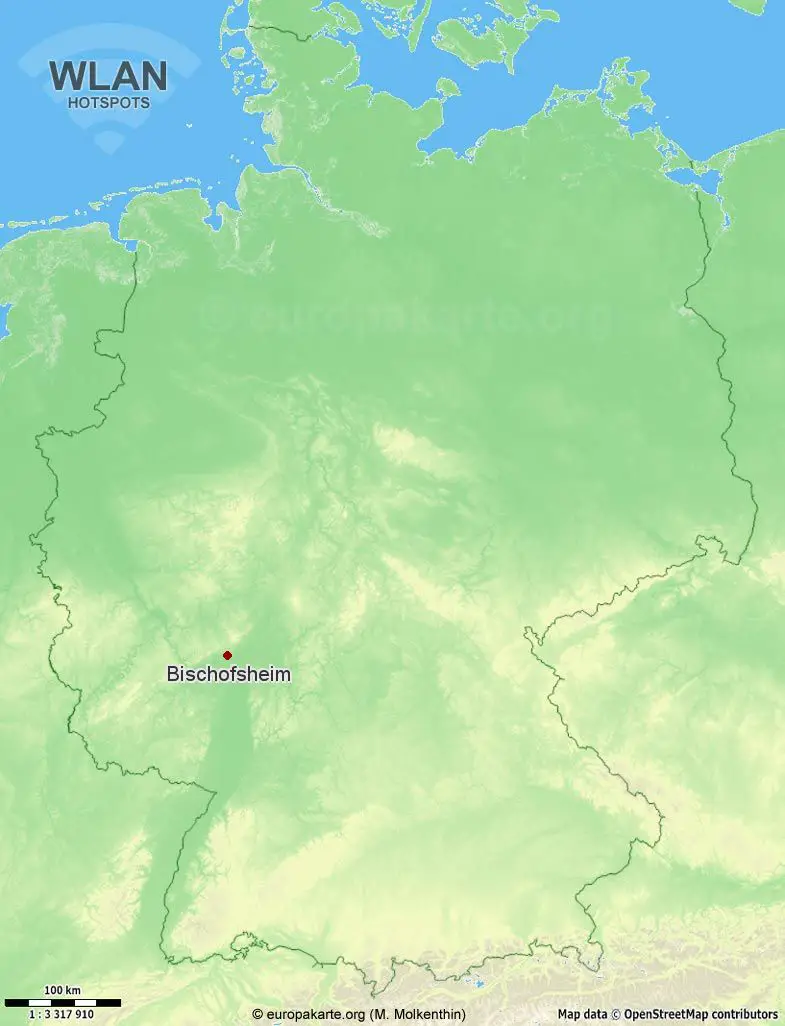 WLAN-Hotspots in Bischofsheim (Hessen)