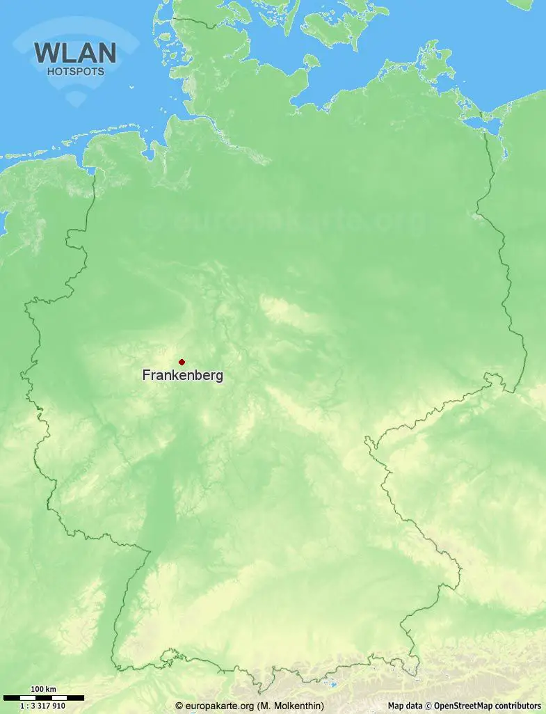 WLAN-Hotspots in Frankenberg (Hessen)