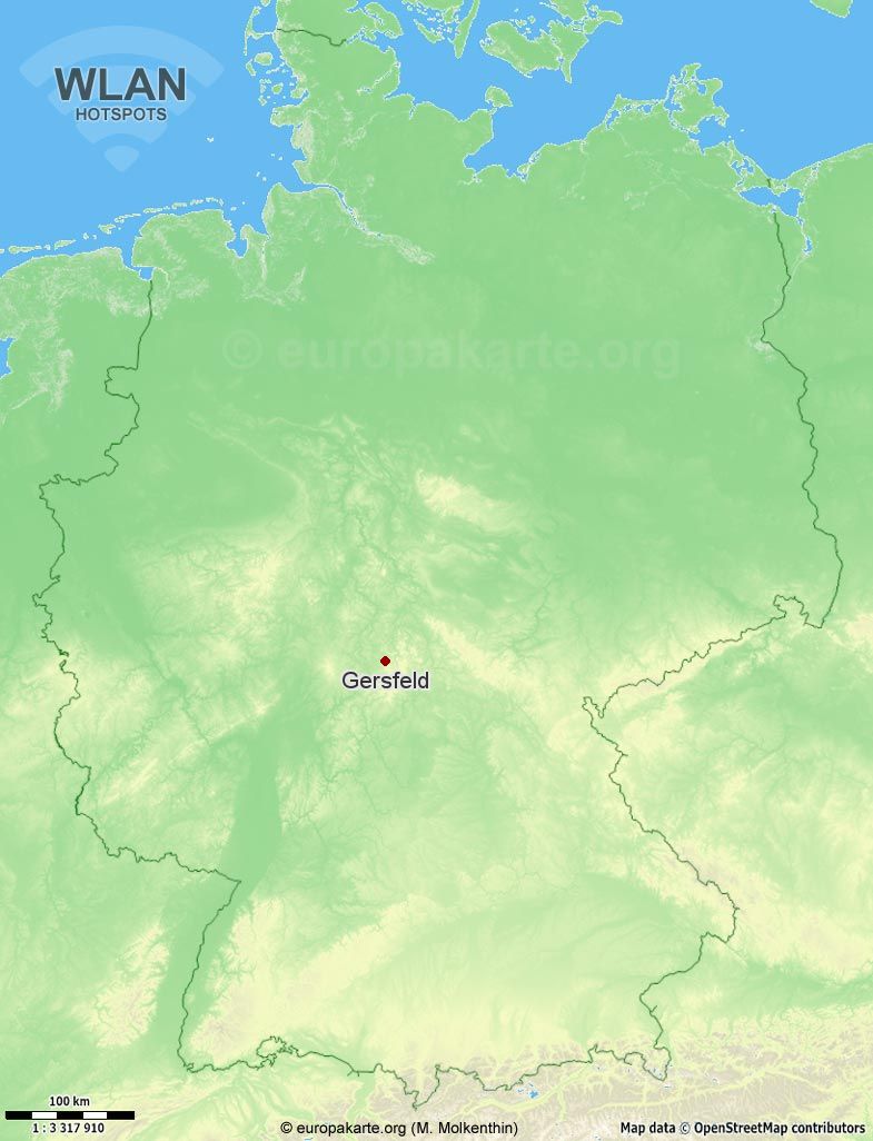 WLAN-Hotspots in Gersfeld (Hessen)