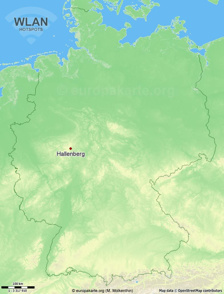 WLAN-Hotspots in Hallenberg (Hessen)