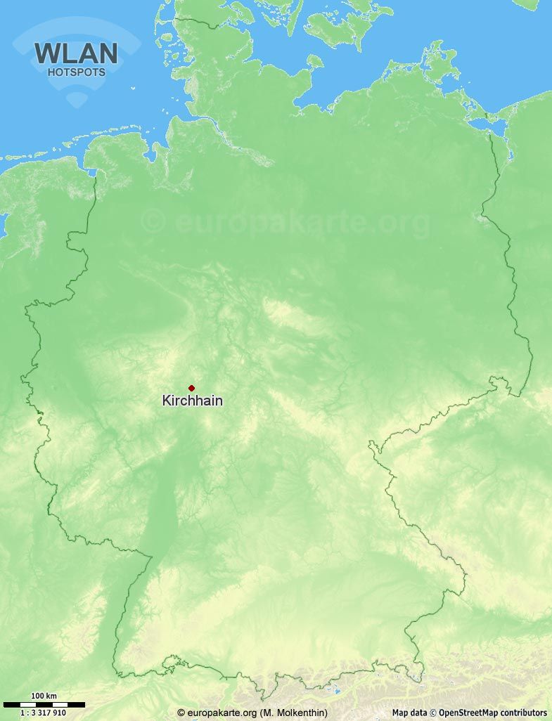 WLAN-Hotspots in Kirchhain (Hessen)