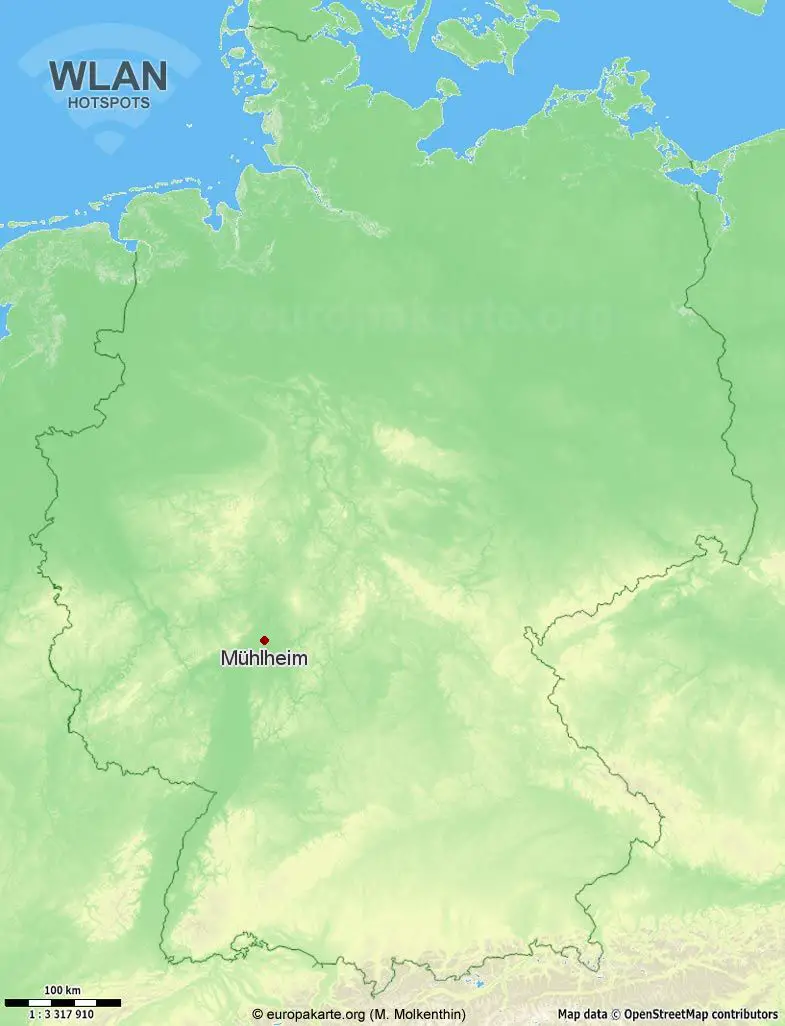 WLAN-Hotspots in Mühlheim (Hessen)