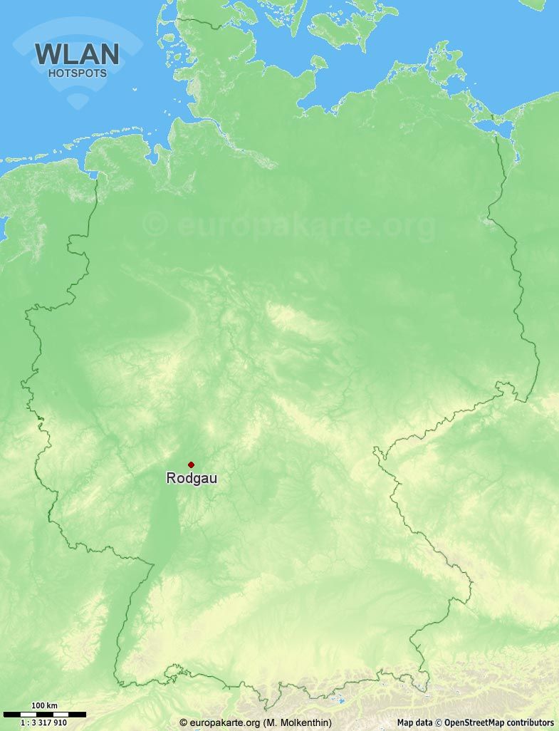 WLAN-Hotspots in Rodgau (Hessen)