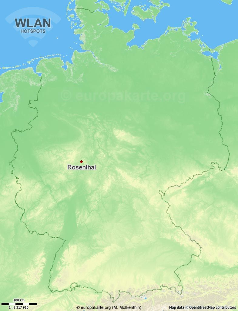 WLAN-Hotspots in Rosenthal (Hessen)