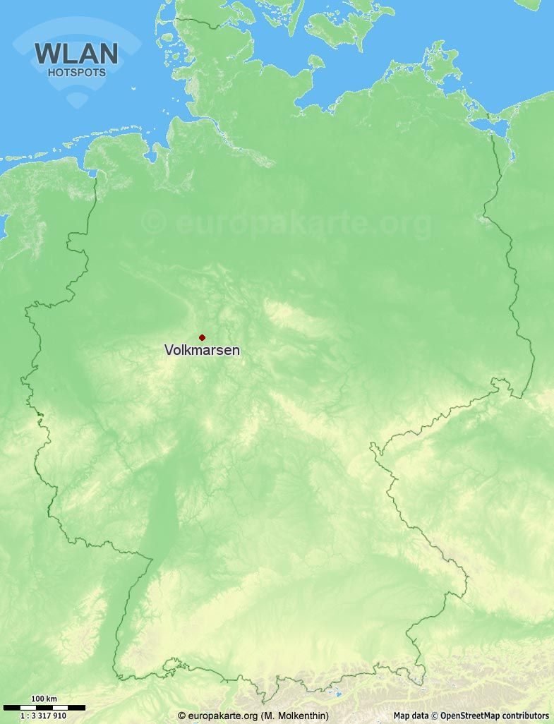 WLAN-Hotspots in Volkmarsen (Hessen)