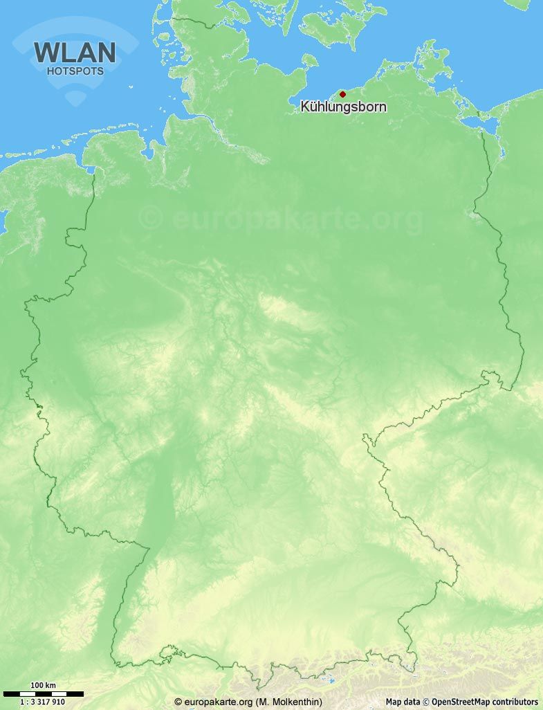 WLAN-Hotspots in Kühlungsborn (Mecklenburg-Vorpommern)