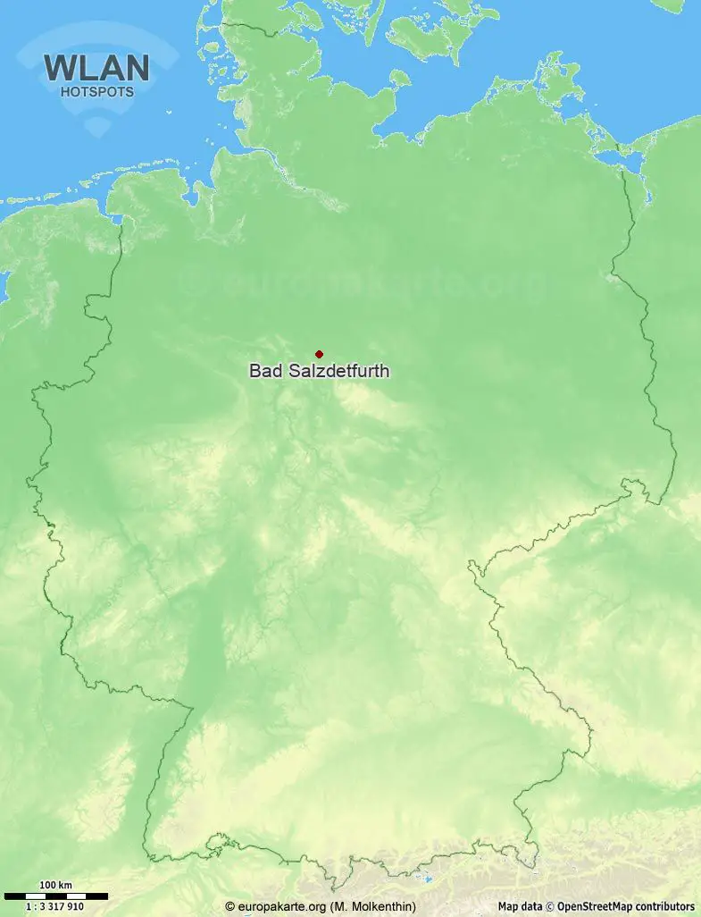 WLAN-Hotspots in Bad Salzdetfurth (Niedersachsen)