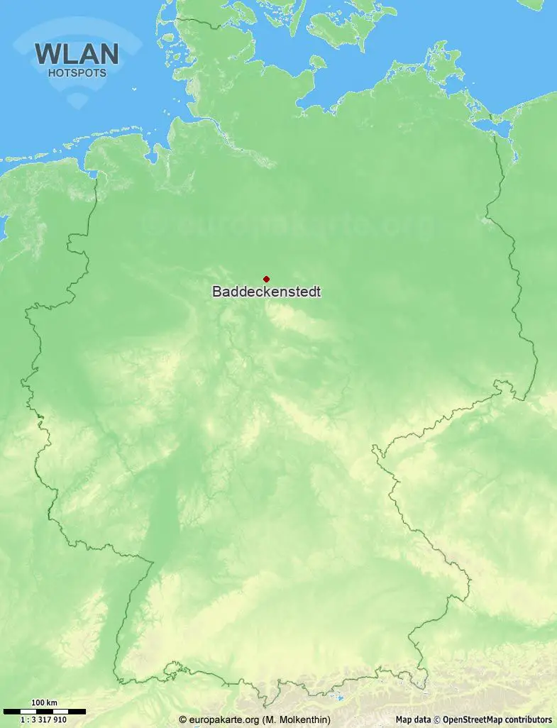 WLAN-Hotspots in Baddeckenstedt (Niedersachsen)