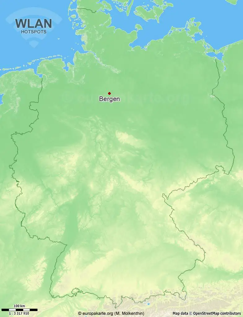 WLAN-Hotspots in Bergen (Niedersachsen)