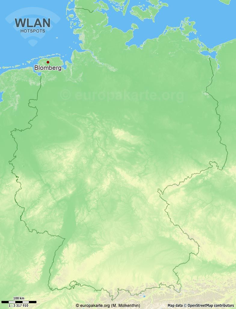 WLAN-Hotspots in Blomberg (Niedersachsen)