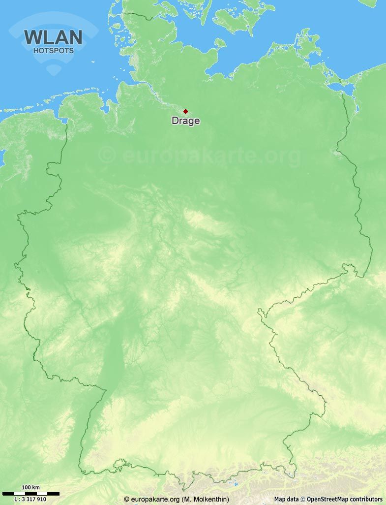 WLAN-Hotspots in Drage (Niedersachsen)