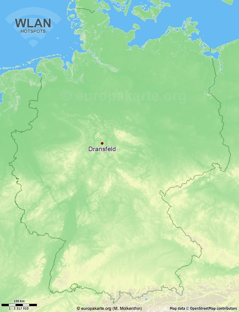 WLAN-Hotspots in Dransfeld (Niedersachsen)
