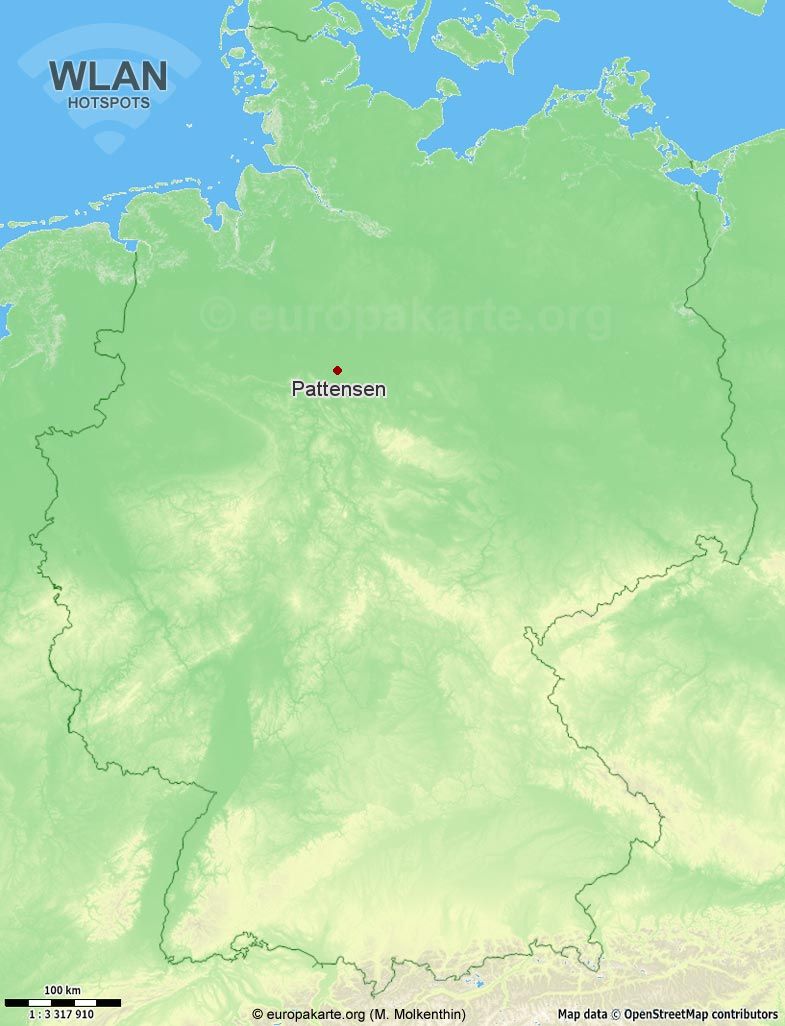 WLAN-Hotspots in Pattensen (Niedersachsen)