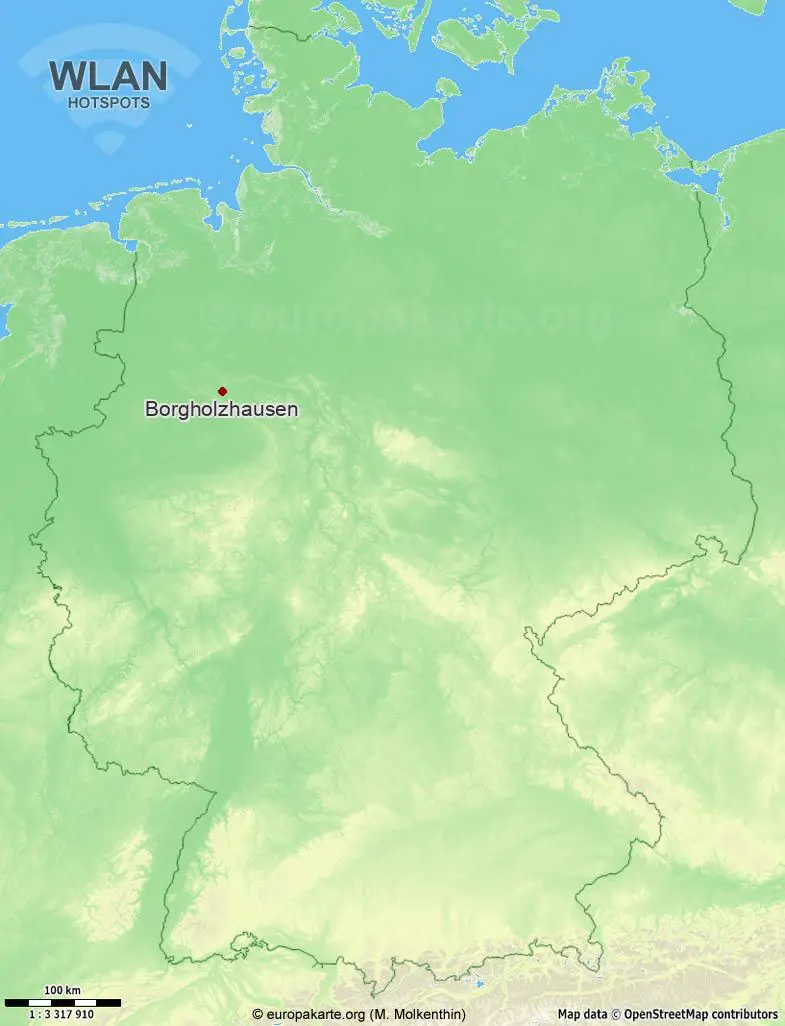WLAN-Hotspots in Borgholzhausen (Nordrhein-Westfalen)