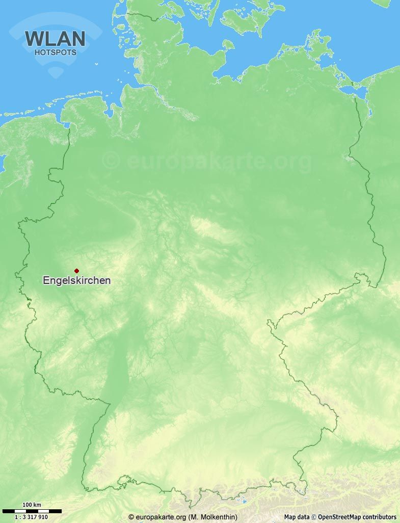 WLAN-Hotspots in Engelskirchen (Nordrhein-Westfalen)