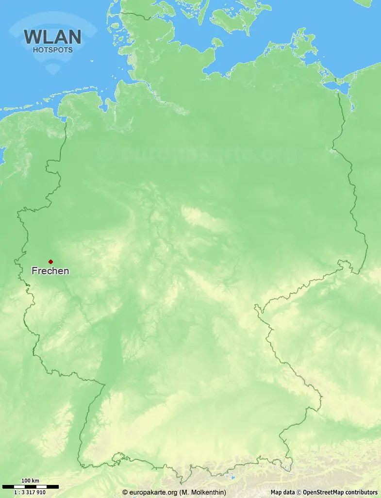 WLAN-Hotspots in Frechen (Nordrhein-Westfalen)