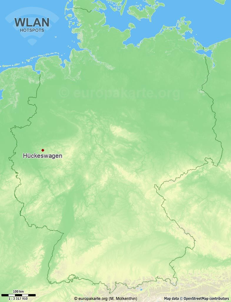 WLAN-Hotspots in Hückeswagen (Nordrhein-Westfalen)