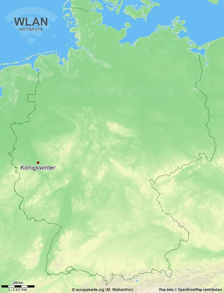 WLAN-Hotspots in Königswinter (Nordrhein-Westfalen)