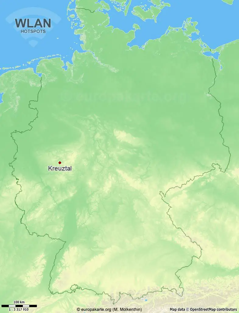 WLAN-Hotspots in Kreuztal (Nordrhein-Westfalen)