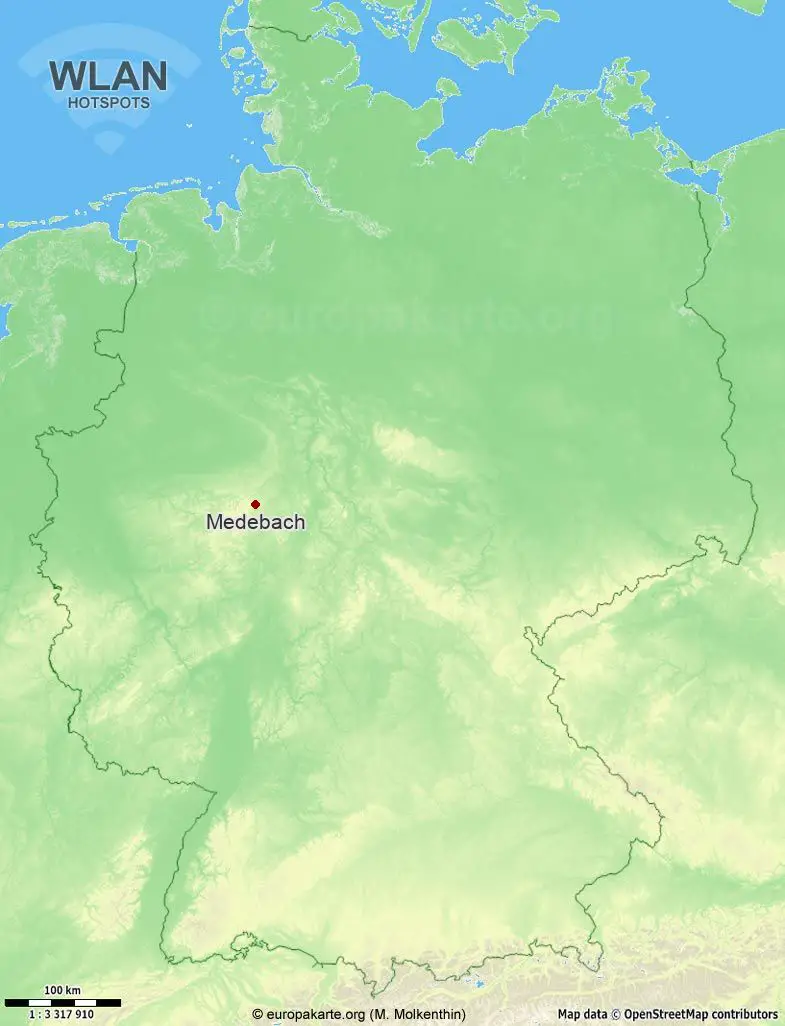 WLAN-Hotspots in Medebach (Nordrhein-Westfalen)