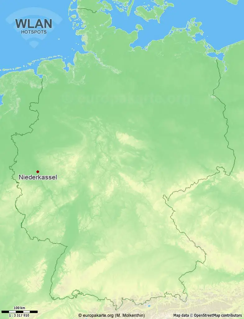 WLAN-Hotspots in Niederkassel (Nordrhein-Westfalen)