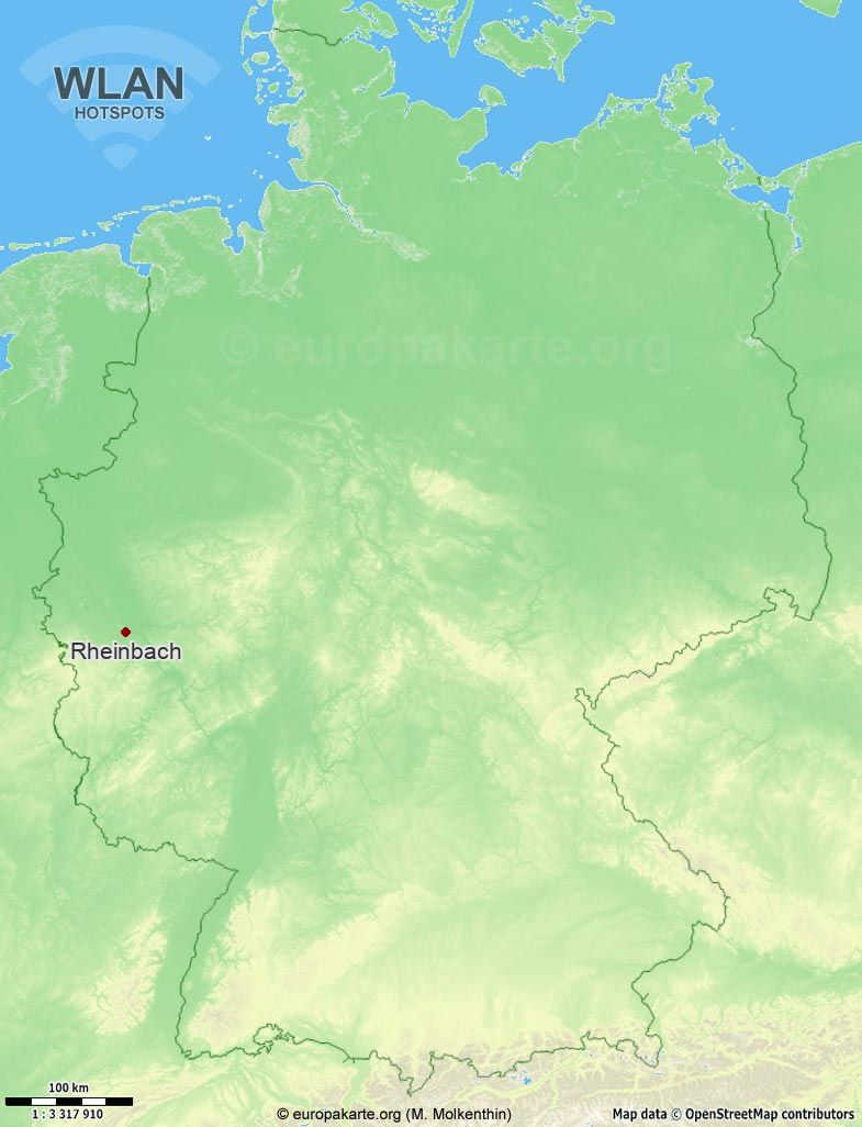 WLAN-Hotspots in Rheinbach (Nordrhein-Westfalen)