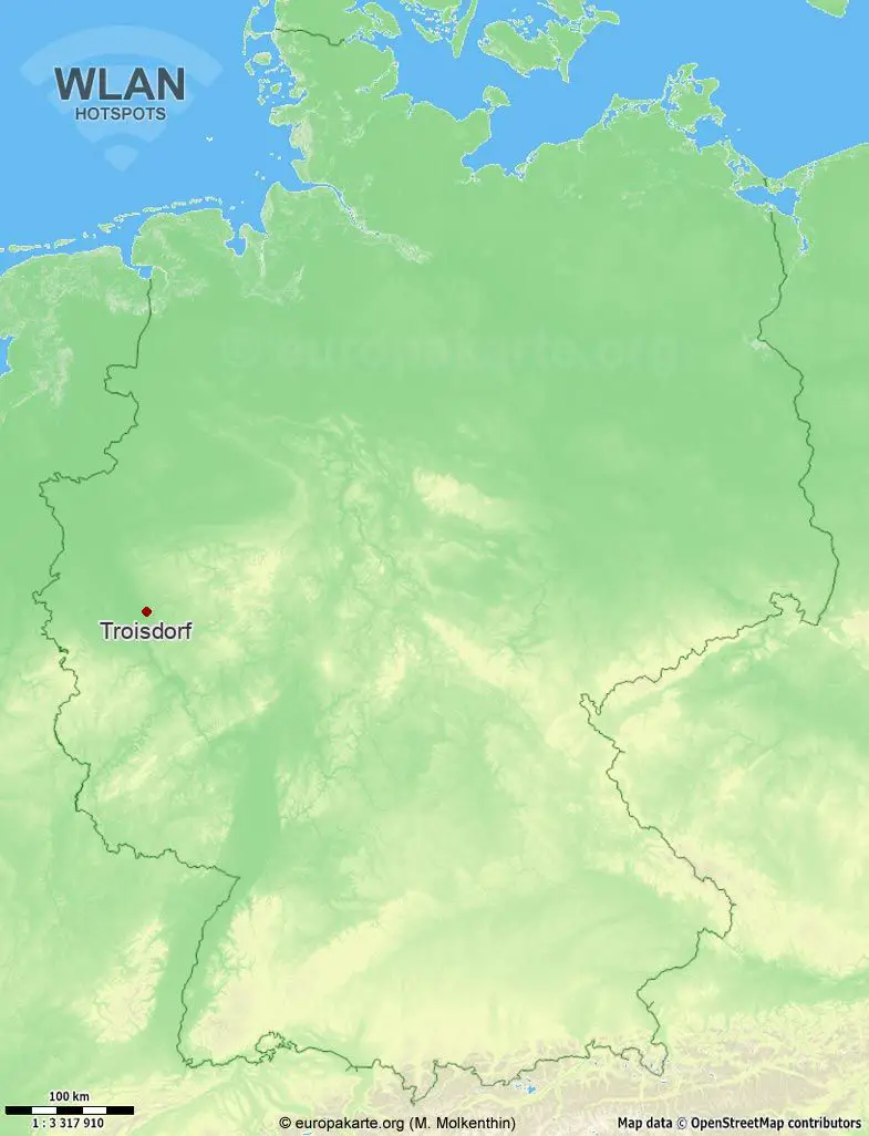 WLAN-Hotspots in Troisdorf (Nordrhein-Westfalen)