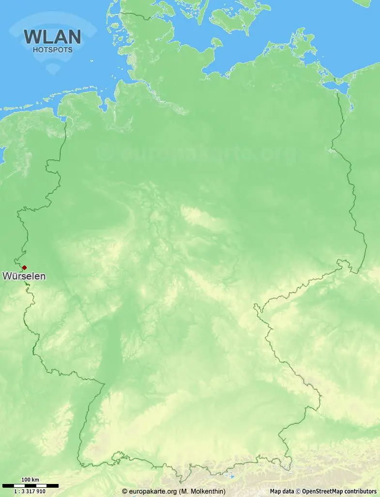 WLAN-Hotspots in Würselen (Nordrhein-Westfalen)