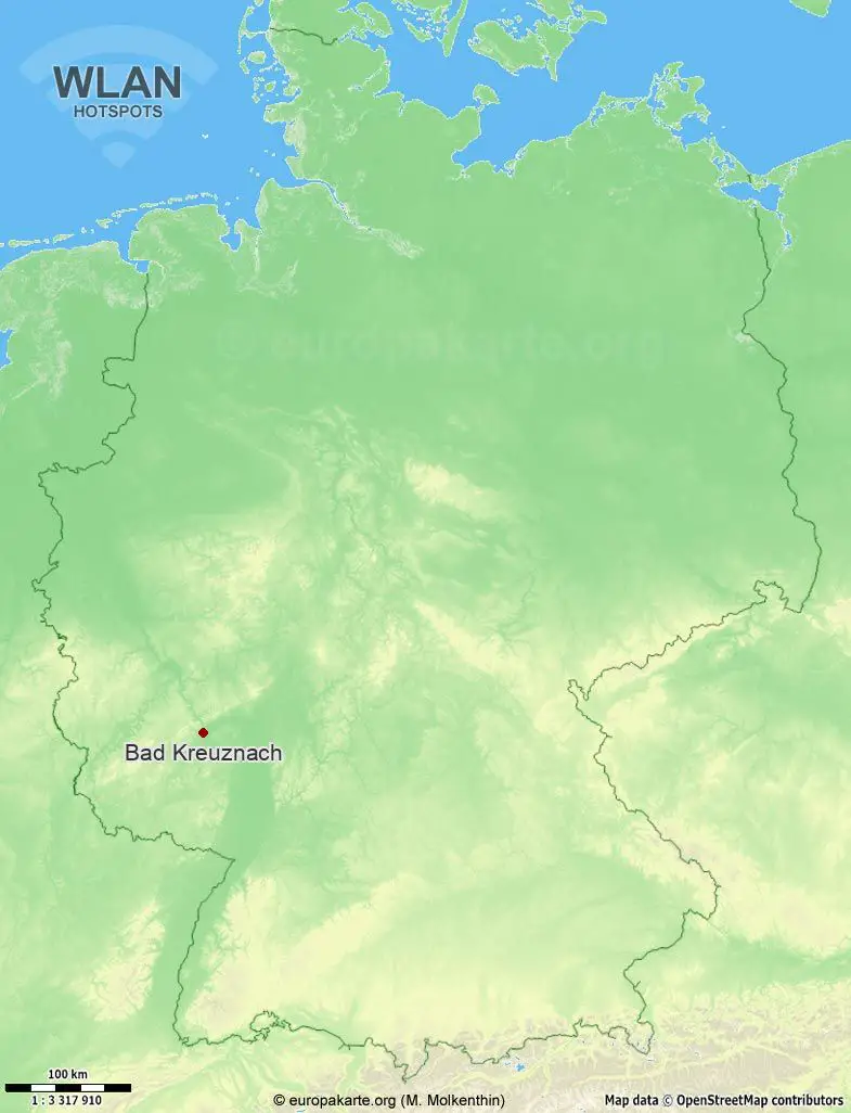 WLAN-Hotspots in Bad Kreuznach (Rheinland-Pfalz)