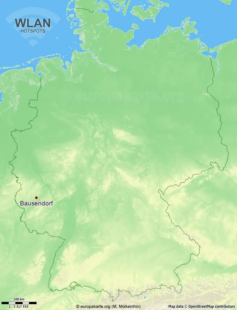 WLAN-Hotspots in Bausendorf (Rheinland-Pfalz)
