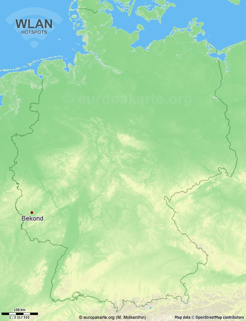 WLAN-Hotspots in Bekond (Rheinland-Pfalz)