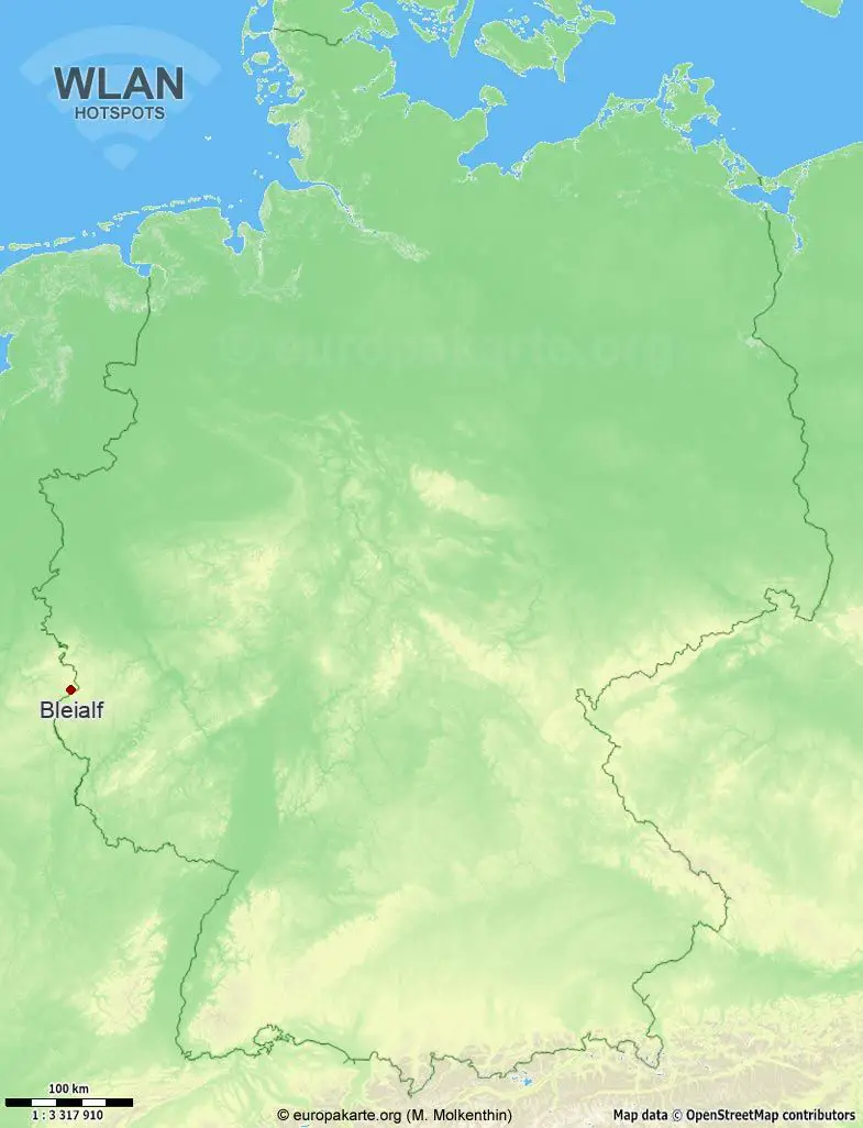 WLAN-Hotspots in Bleialf (Rheinland-Pfalz)