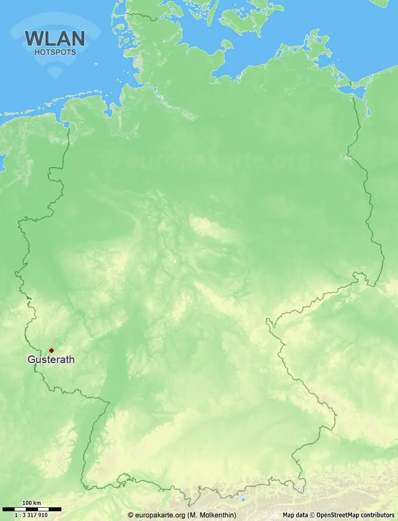 WLAN-Hotspots in Gusterath (Rheinland-Pfalz)