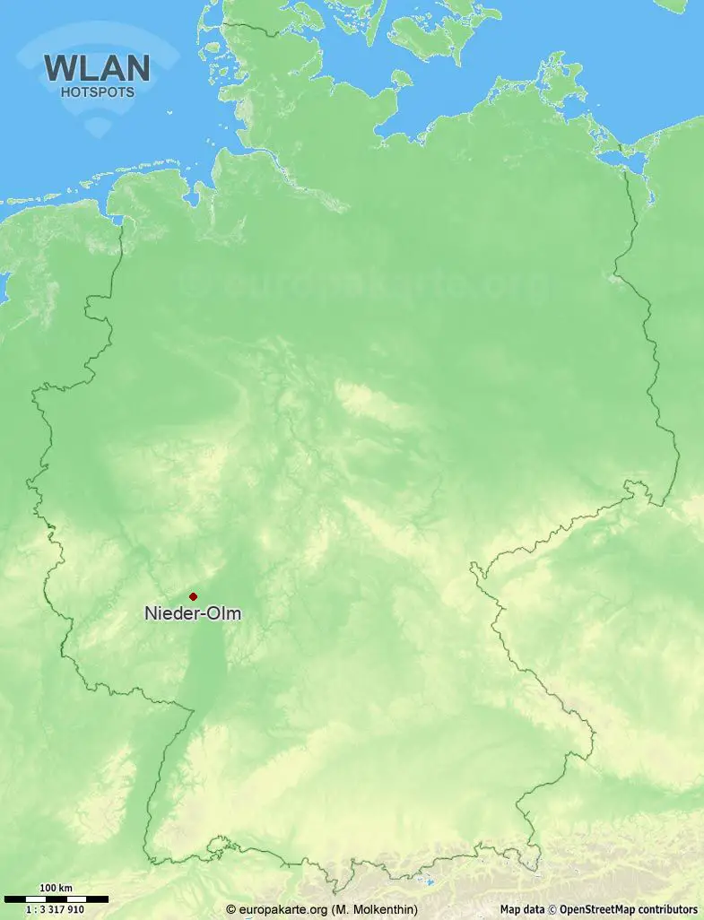 WLAN-Hotspots in Nieder-Olm (Rheinland-Pfalz)
