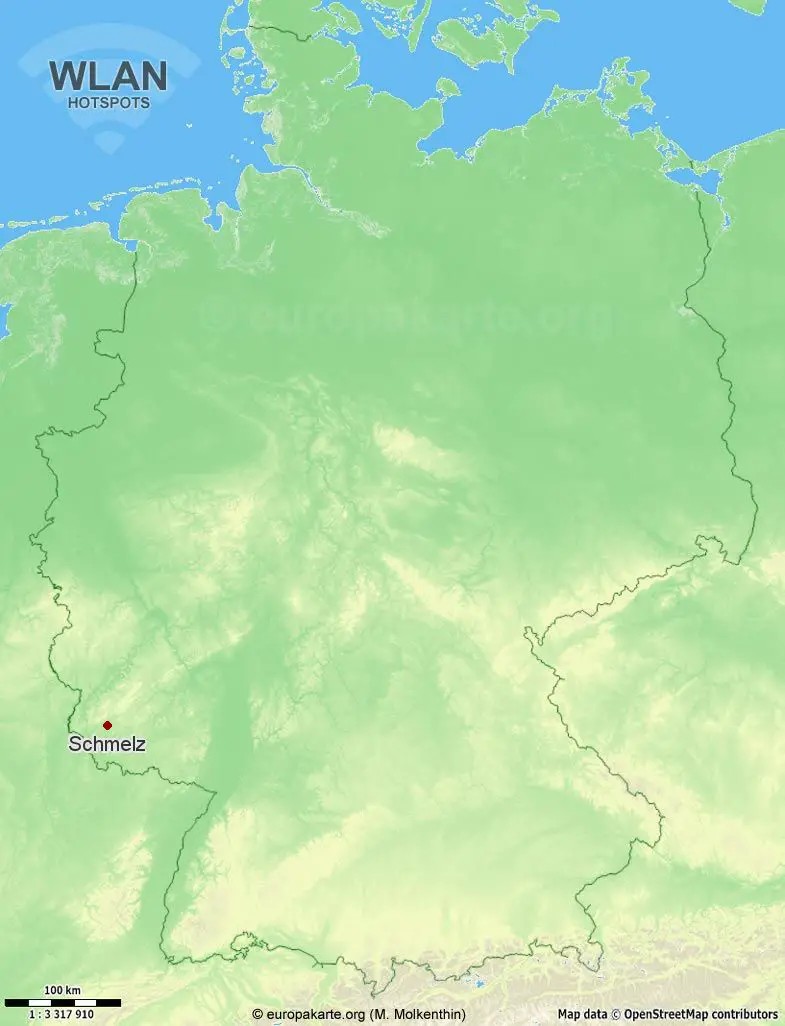 WLAN-Hotspots in Schmelz (Saarland)