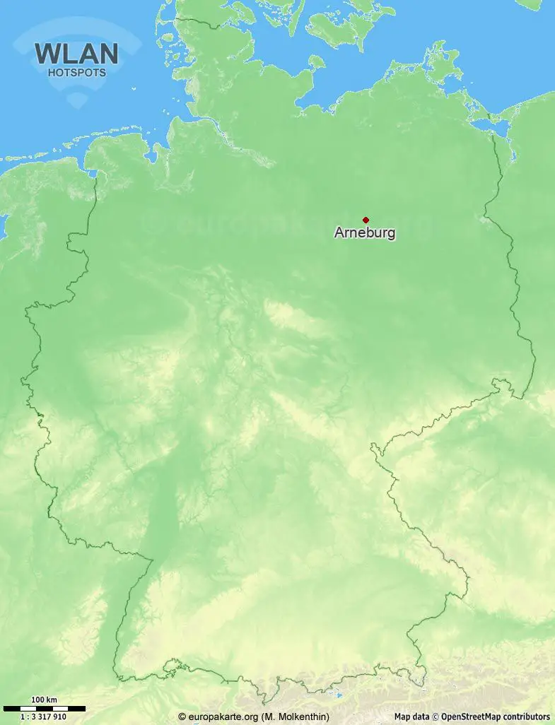 WLAN-Hotspots in Arneburg (Sachsen-Anhalt)