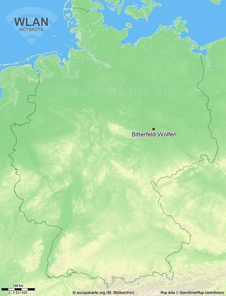 WLAN-Hotspots in Bitterfeld-Wolfen (Sachsen-Anhalt)