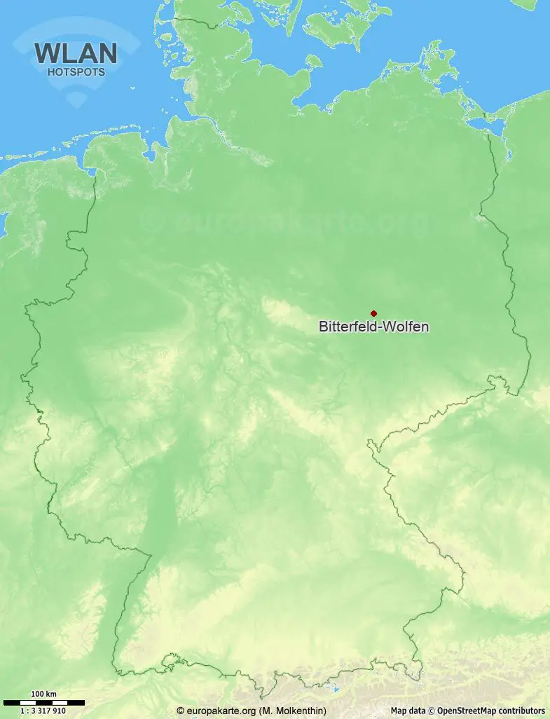 WLAN-Hotspots in Bitterfeld-Wolfen (Sachsen-Anhalt)