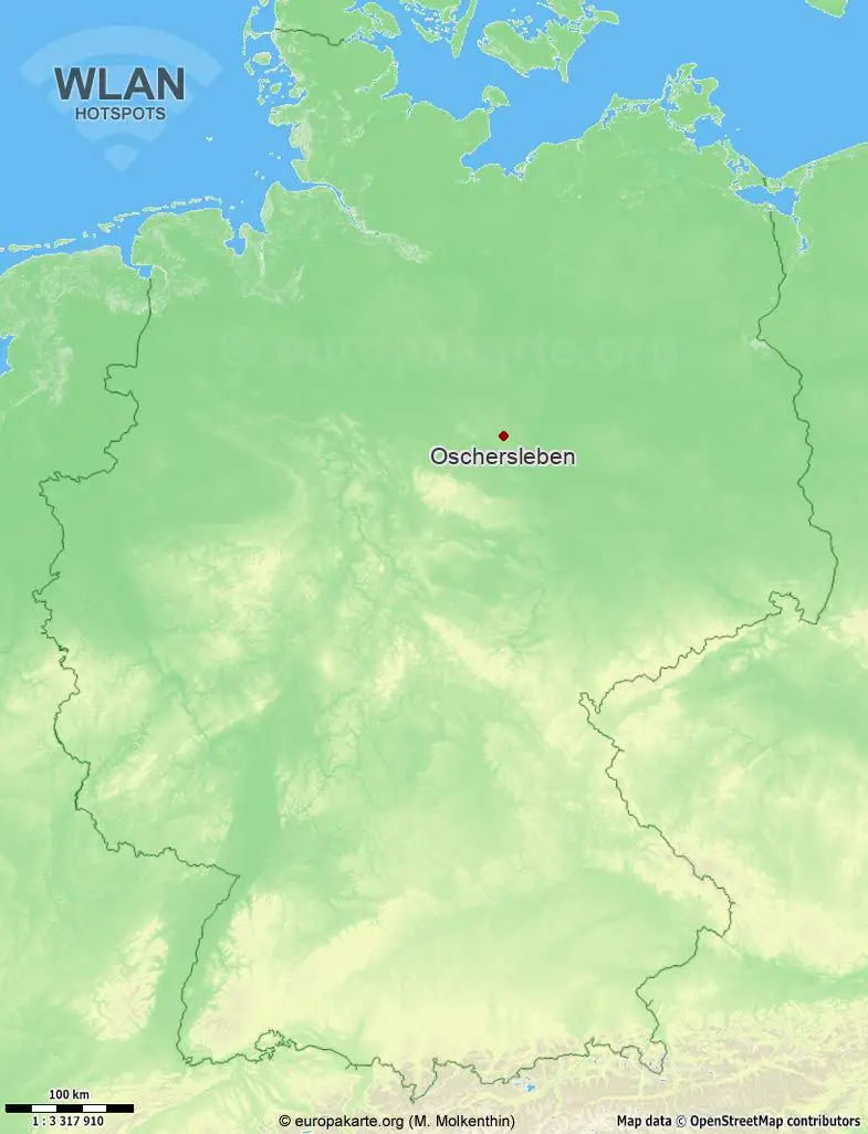 WLAN-Hotspots in Oschersleben (Sachsen-Anhalt)