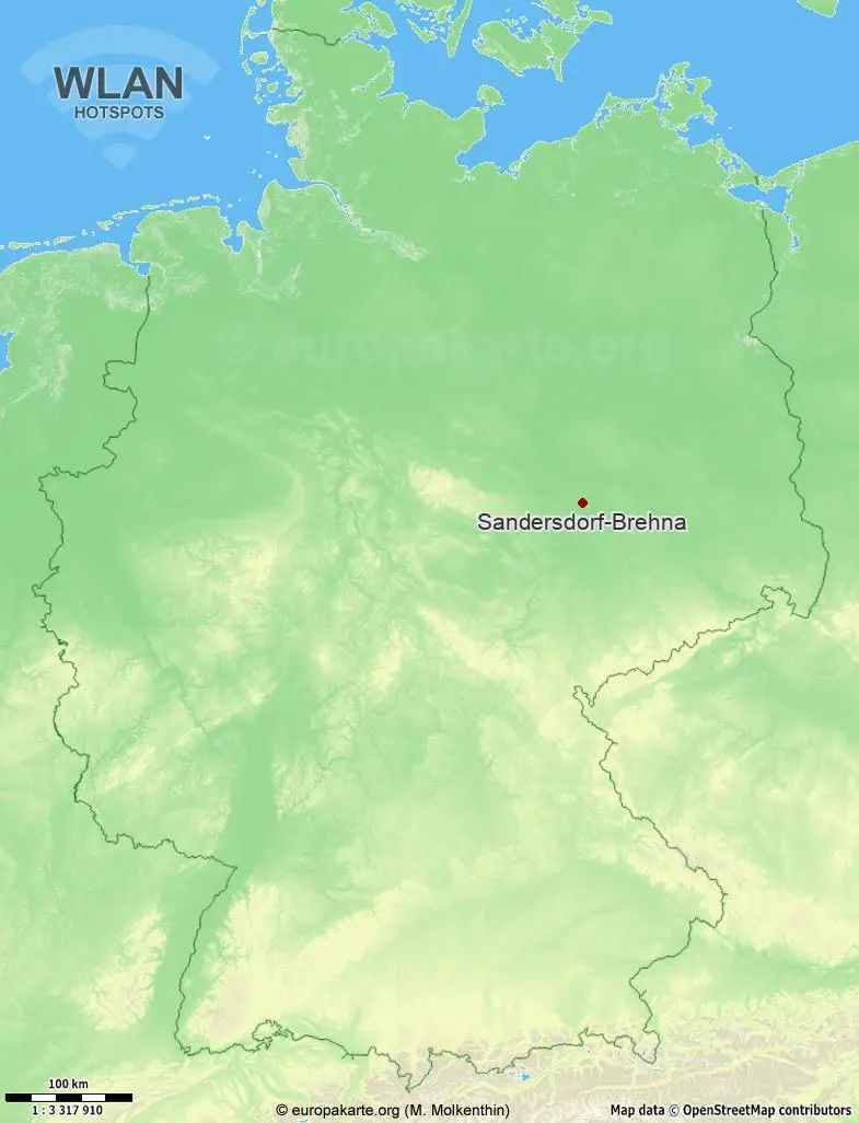 WLAN-Hotspots in Sandersdorf-Brehna (Sachsen-Anhalt)